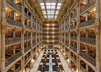 George Peabody Library, Baltimore, Maryland